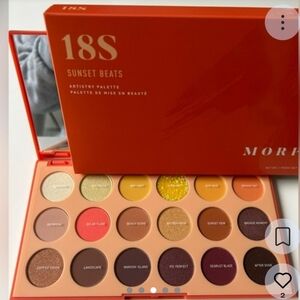 Morphe 18S Sunset Beats Palette with Gold and Orange Hues